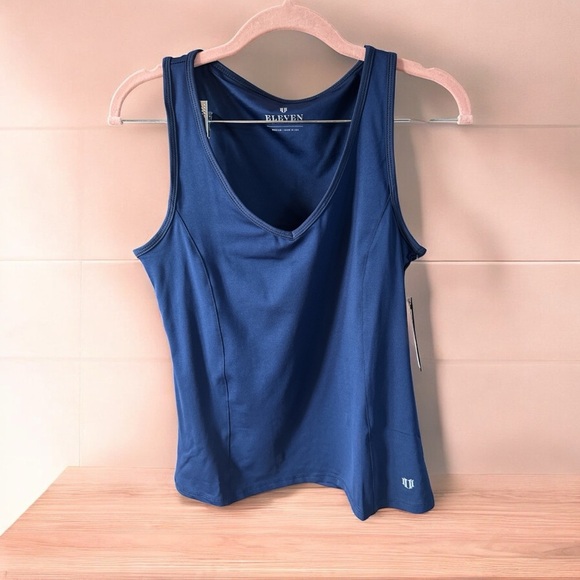 EleVen by Venus Williams High Vibes Tennis Tank – Admiral Navy – Size M & L - Picture 7 of 9
